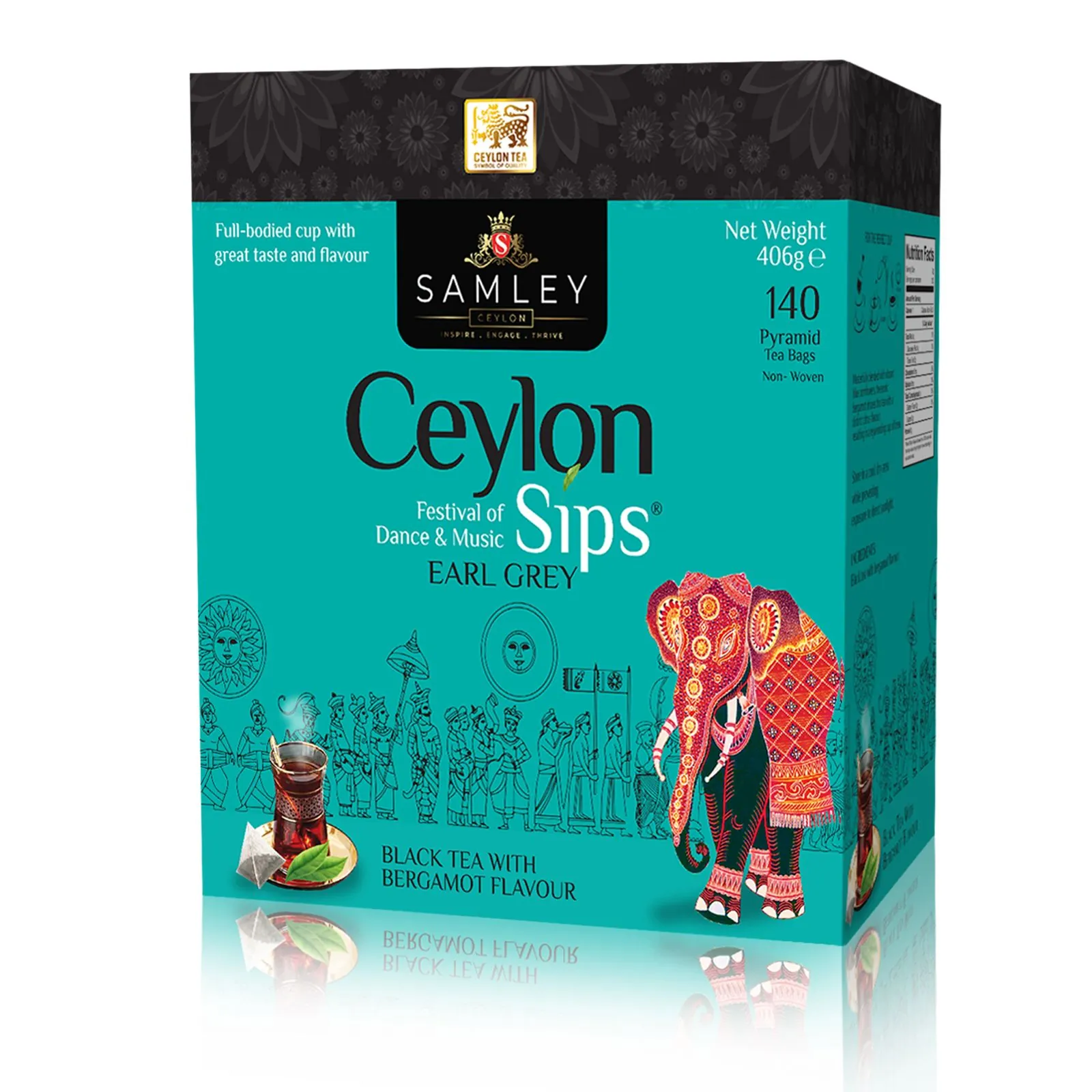Ceylon Sips - Earl Grey (140 Pyramid Bags)